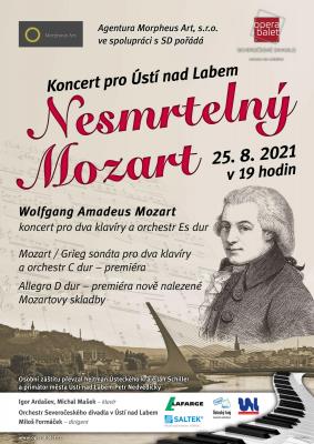 Nesmrteln Mozart plakt koncert