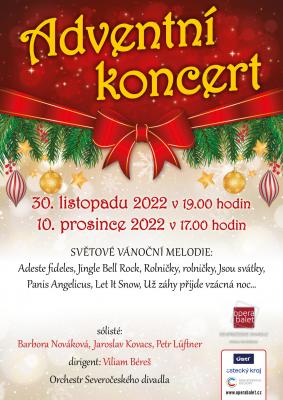 plakát - adventní koncert 2022