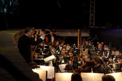 RUSALKA letnm kino 2006 - Norbert Baxa a orchestr